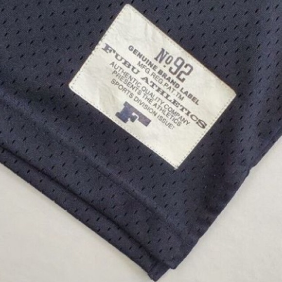 Fubu 90s Y2K Tank Top Muscle Jersey Mens M Colorblock Colorful Athletic True Vtg - Picture 7 of 12